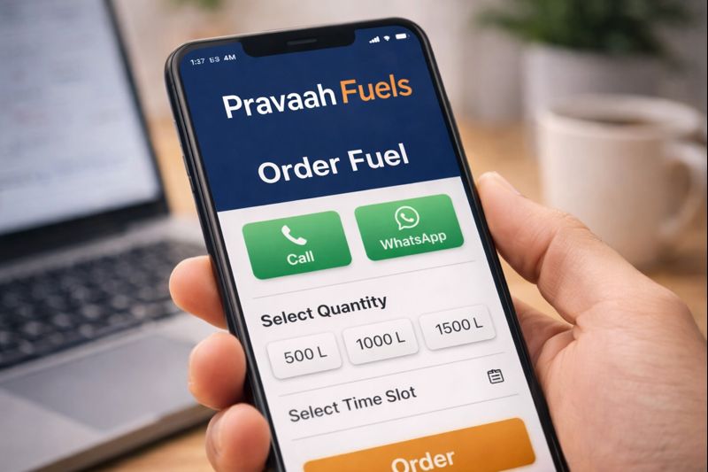 Order fuel online or by phone