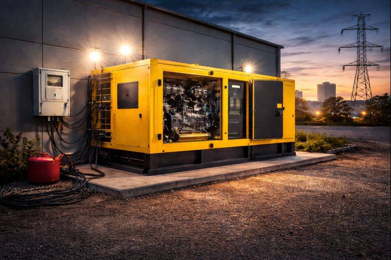 Diesel generator refueling